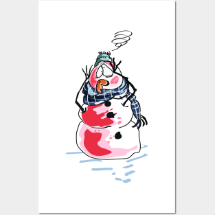 Brain Freeze Snowman Posters and Art